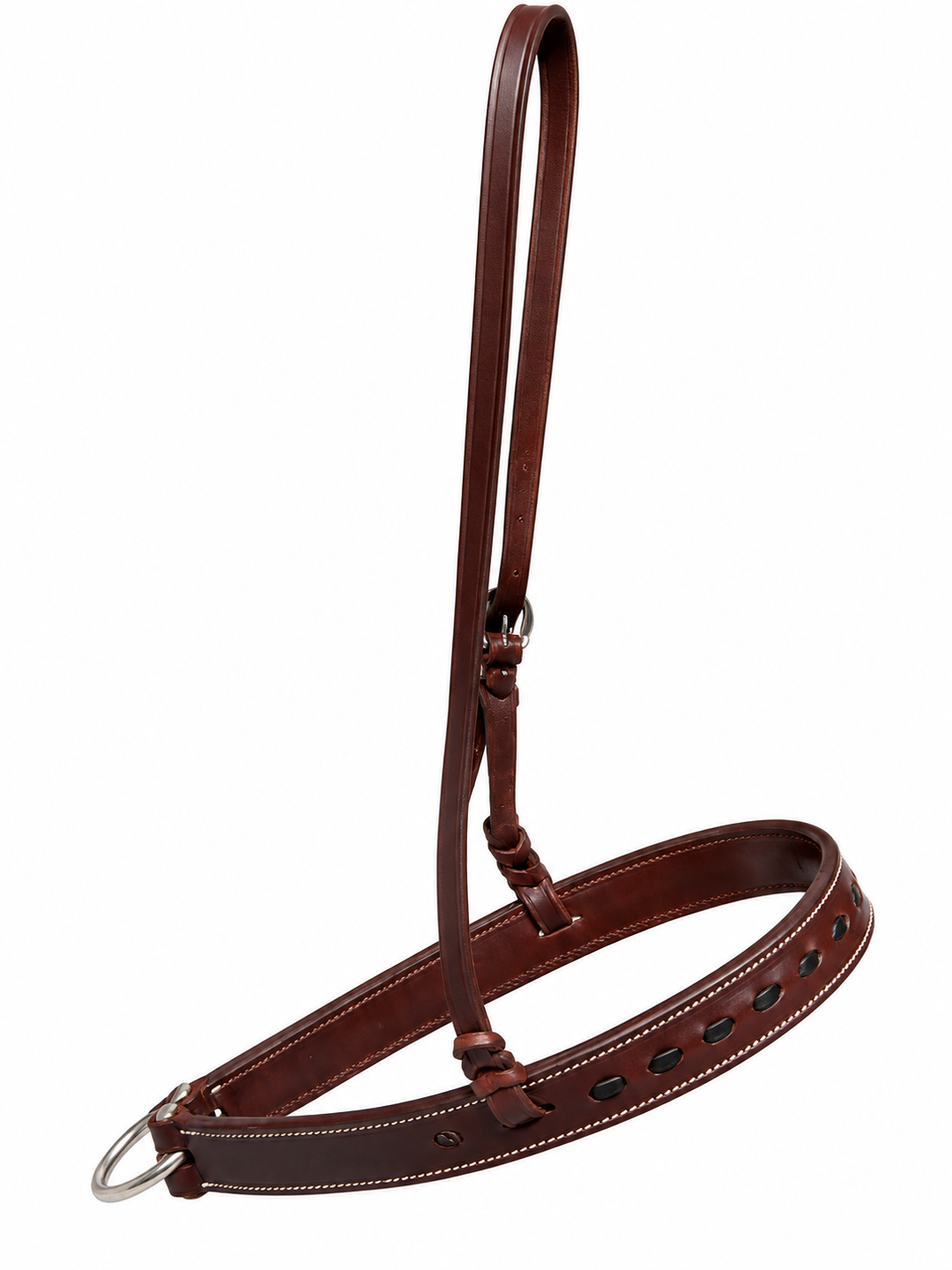 Brown and Black Backstitch Headstall