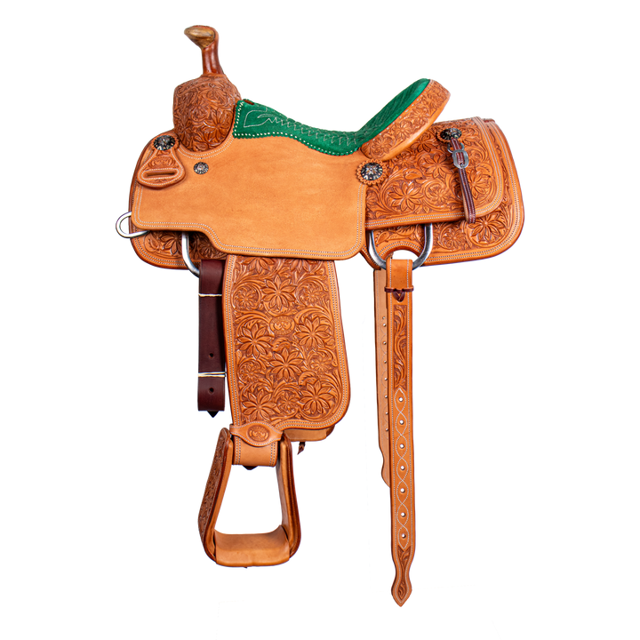 Saddle 13.3/4 MTM 7/8 Tooled