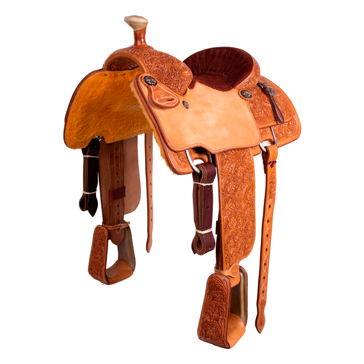 Saddle 14 BILLY HOG 3/4 Tooled