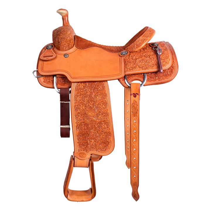 Saddle 15.5 OLIN YOUNG  3/4 Tooled