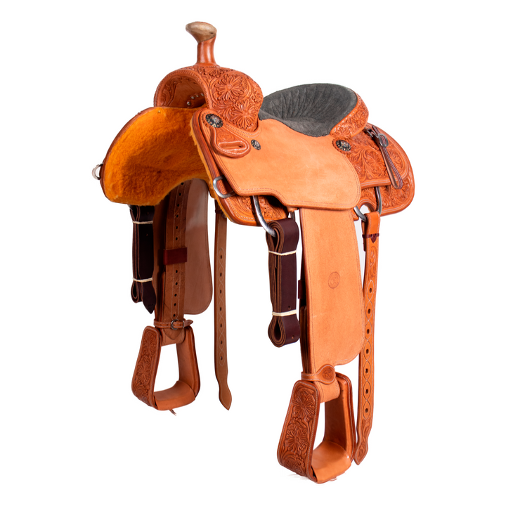 Saddle 13.5 OLIN YOUNG 3/4 Tooled