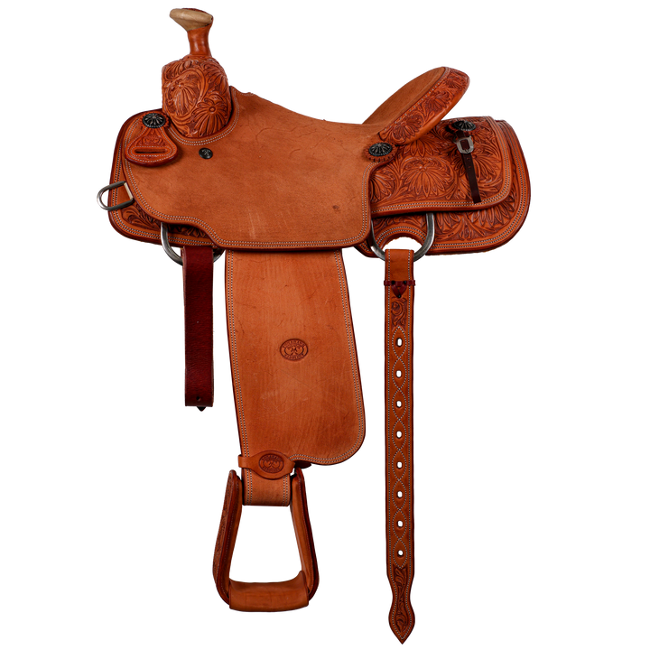 Saddle 14.5 TMK OLIN YOUNG 1/2 TOOLED