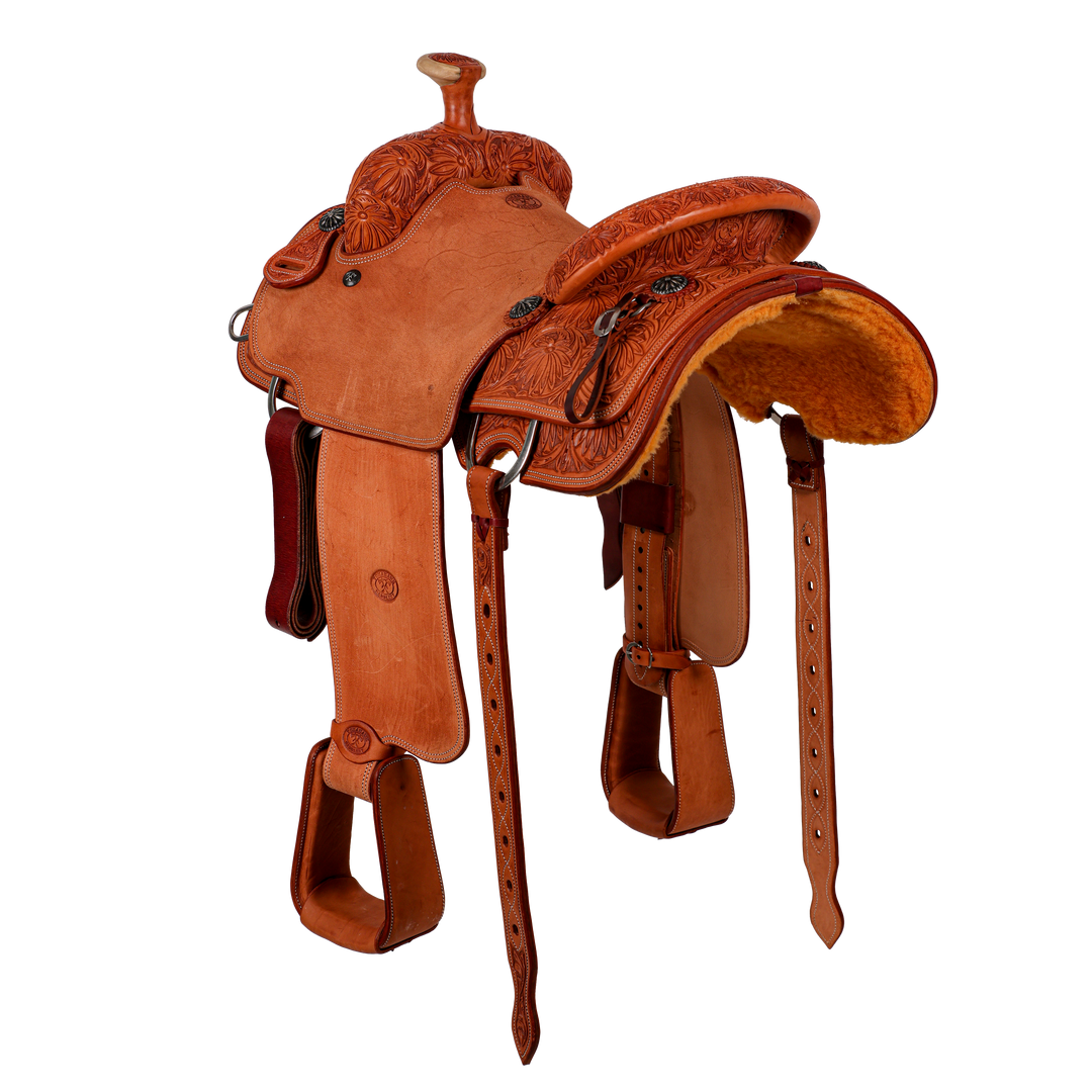 Saddle 14.5 TMK OLIN YOUNG 1/2 TOOLED
