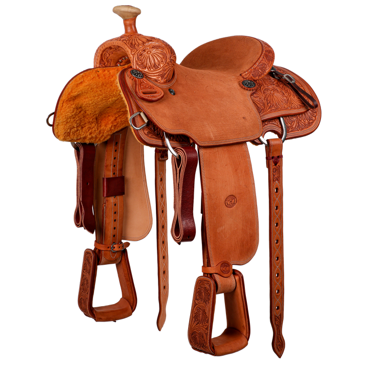 Saddle 14.5 TMK OLIN YOUNG 1/2 TOOLED