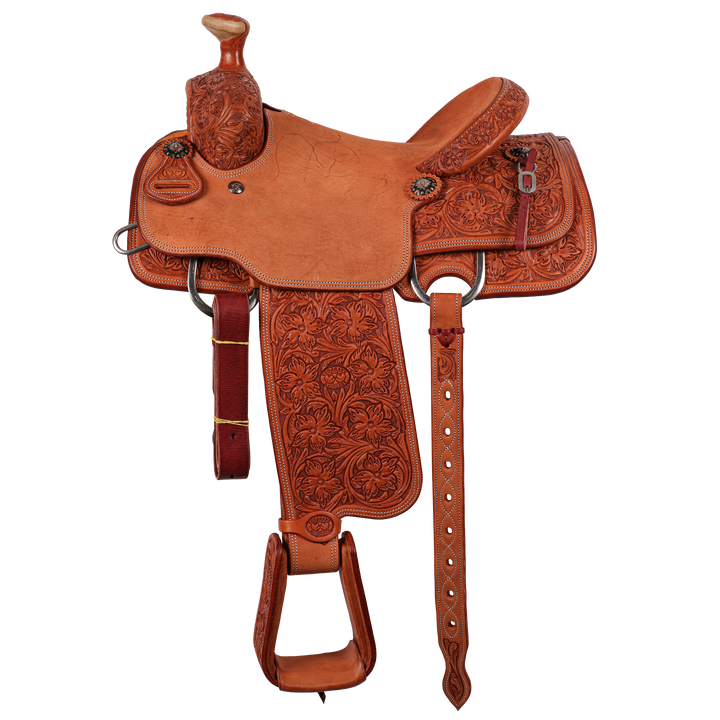 Saddle 14 OLIN YOUNG 7/8 TOOLED