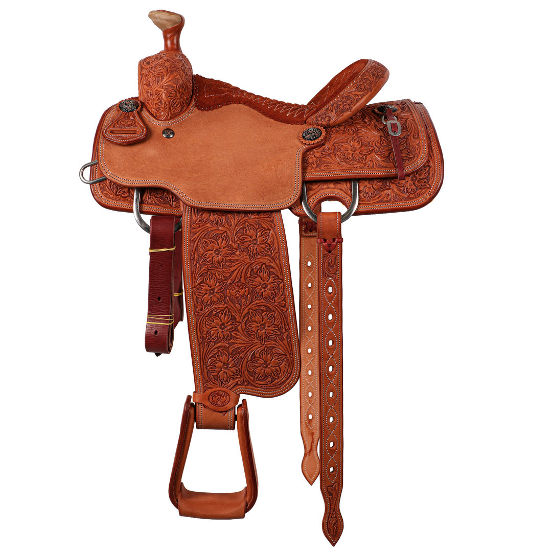 Saddle 14 OLIN YOUNG 7/8 TOOLED