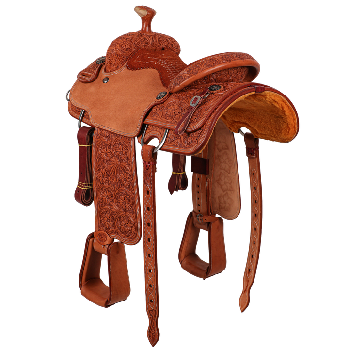 Saddle 14 OLIN YOUNG 7/8 TOOLED