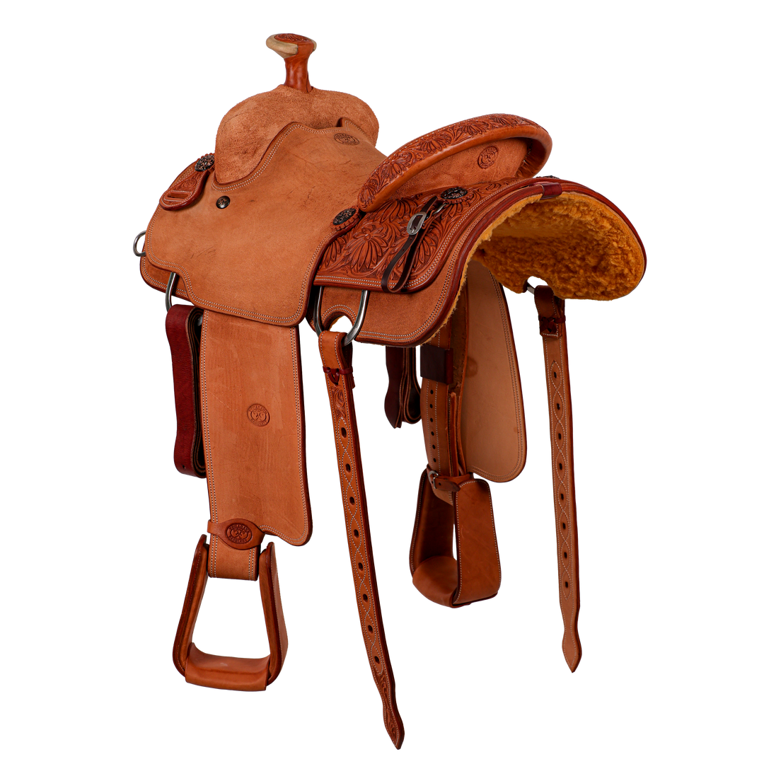 Saddle 14 TMK OLIN YOUNG 1/2 TOOLED