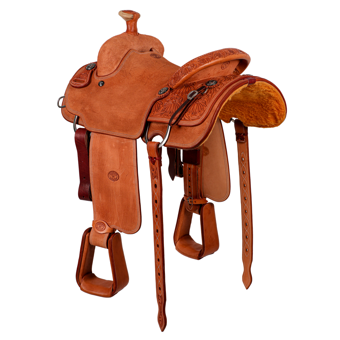 Saddle 14.5 TMK OLIN YOUNG ROUGH OUT