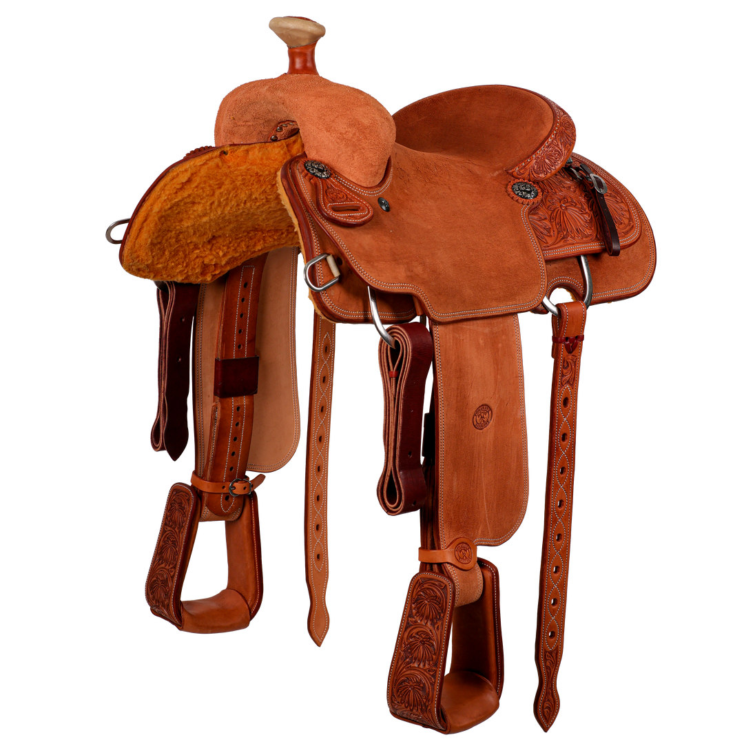 Saddle 14.5 TMK OLIN YOUNG ROUGH OUT