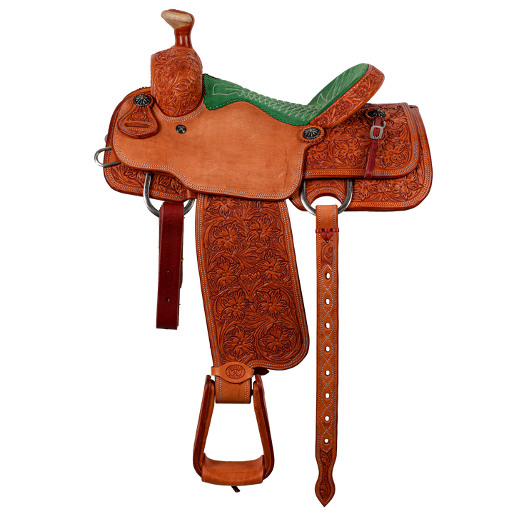 Saddle 14 OLIN YOUNG 7/8 TOOLED