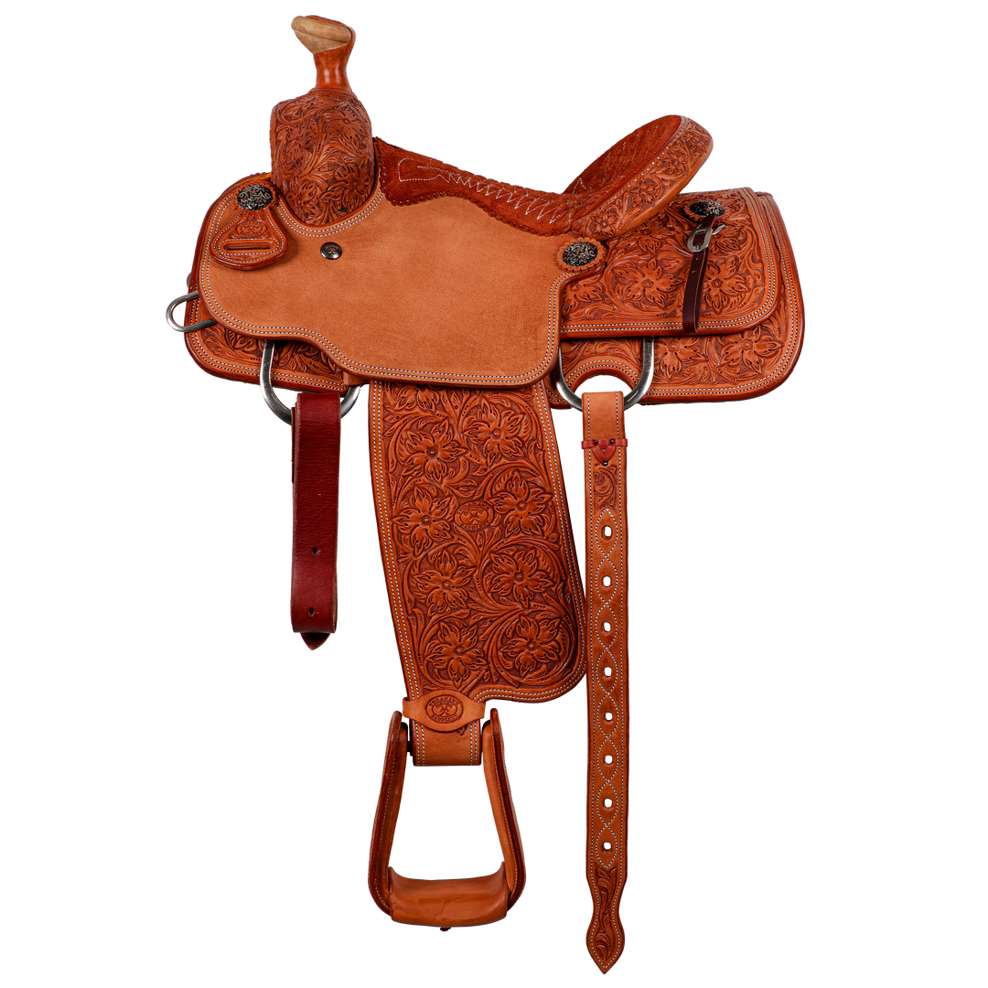 Saddle 13.5 OLIN YOUNG 7/8 TOOLED