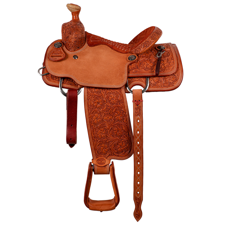 Saddle 13.5 OLIN YOUNG 7/8 TOOLED