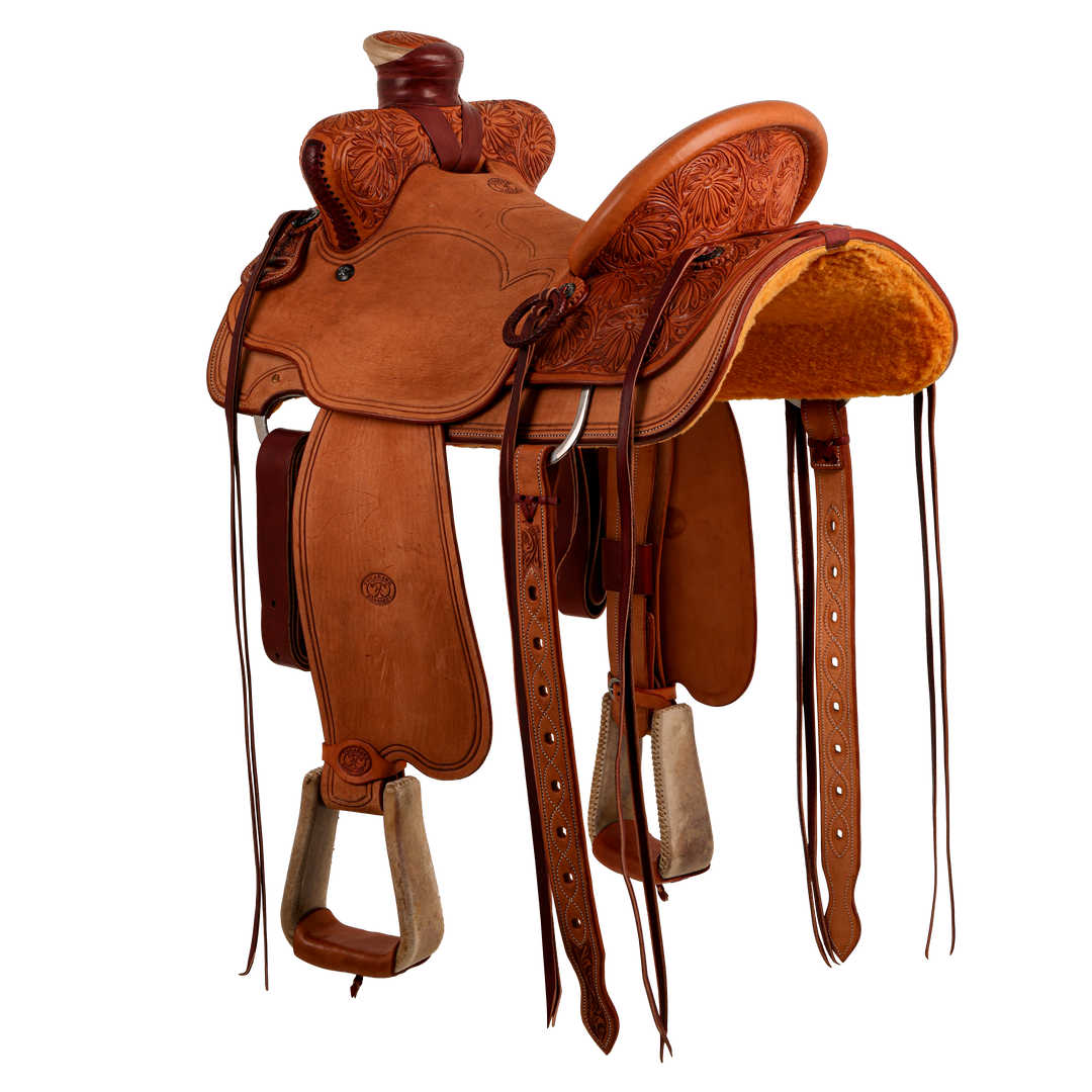 Saddle 15.5 TMK OLIN YOUNG 1/2 TOOLED