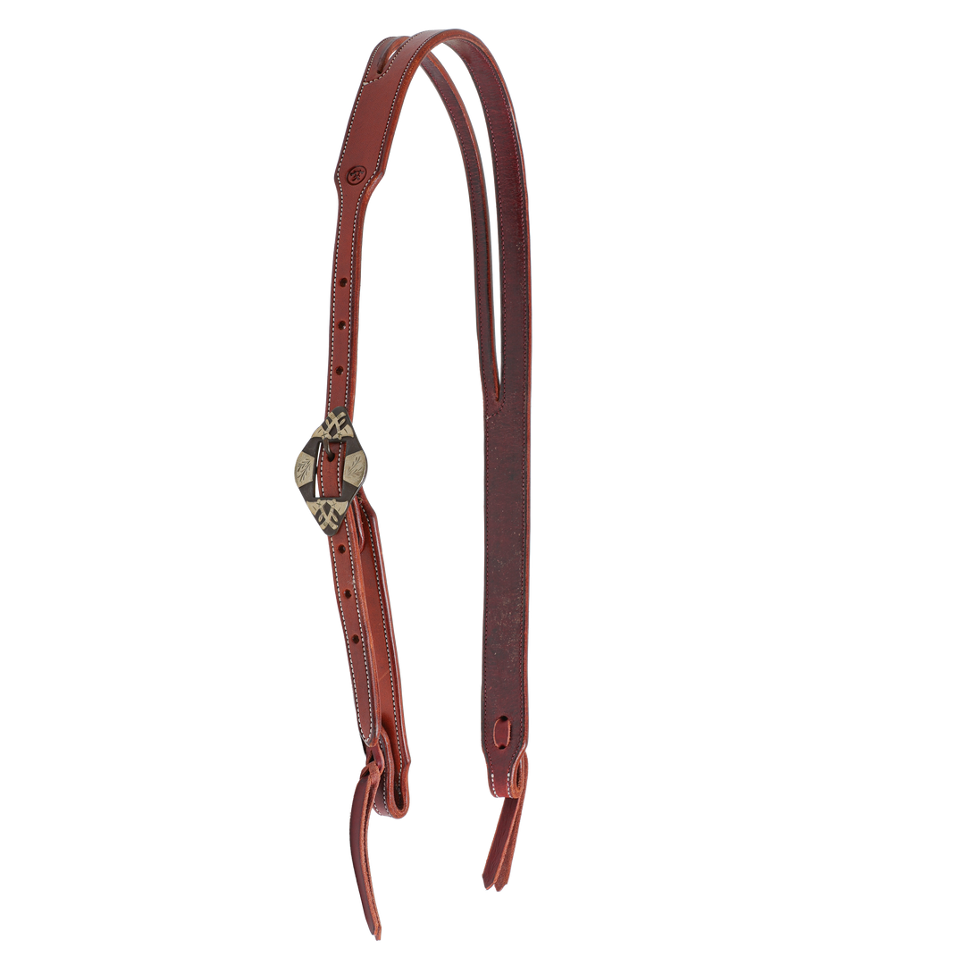Light Brown Leather Split Ear Headstall