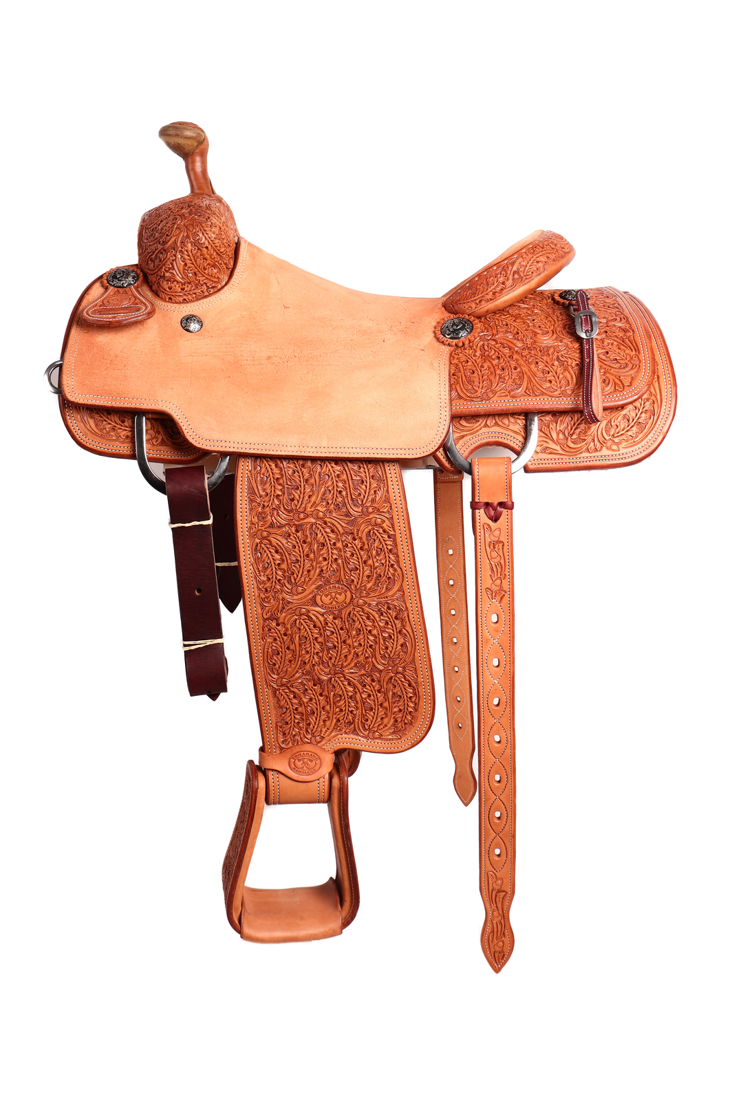 Saddle 15.5 OLIN YOUNG 7/8 Tooled