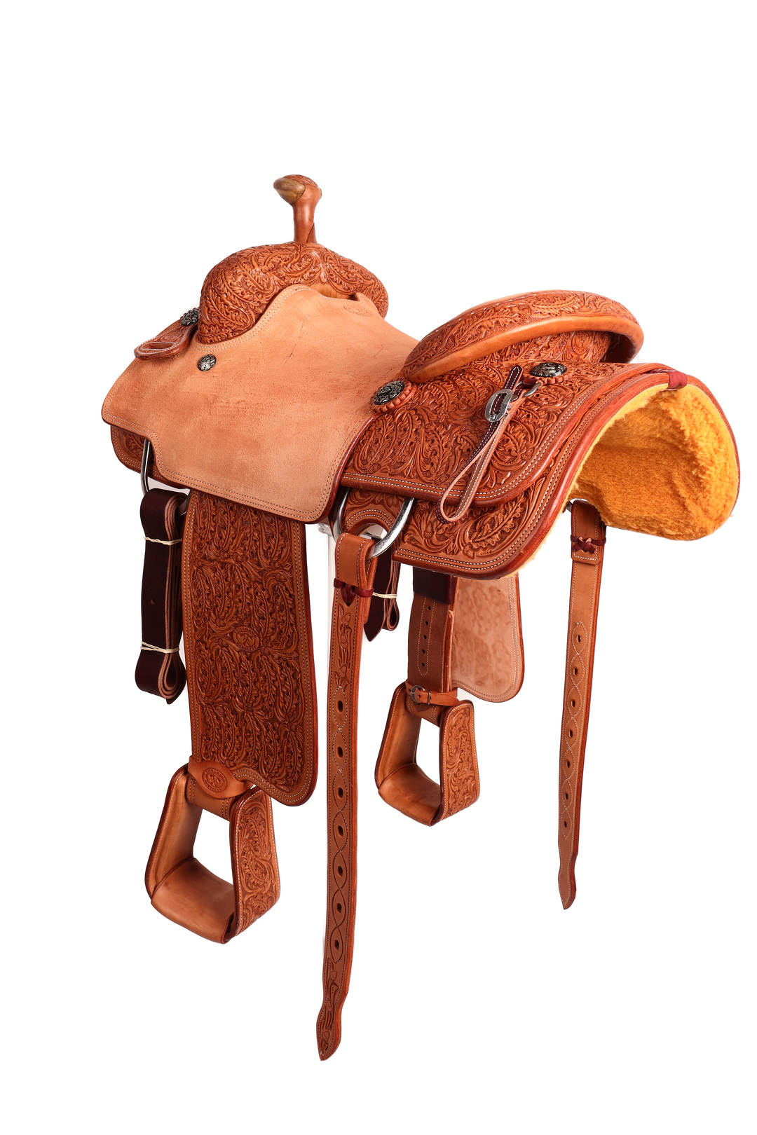 Saddle 15.5 OLIN YOUNG 7/8 Tooled