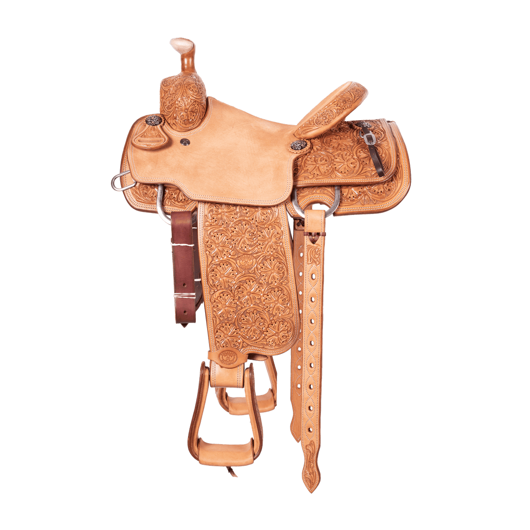 Saddle 13.5 OLIN YOUNG 7/8 Tooled