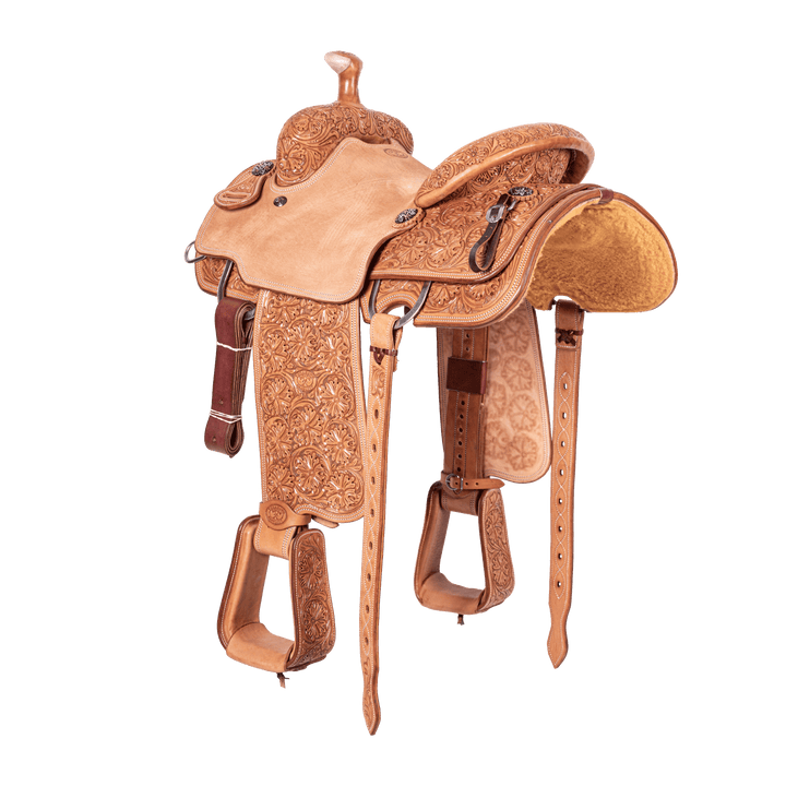 Saddle 13.5 OLIN YOUNG 7/8 Tooled