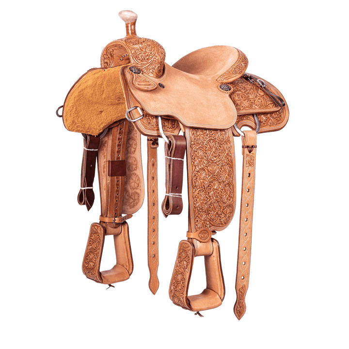 Saddle 13.5 OLIN YOUNG 7/8 Tooled