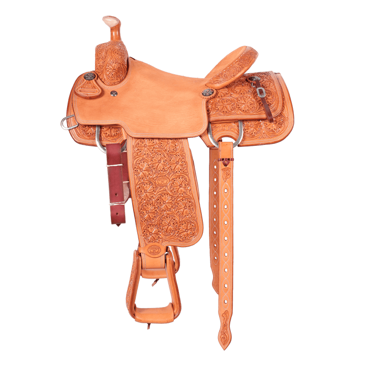 Saddle 15.5 OLIN YOUNG 7/8 Tooled