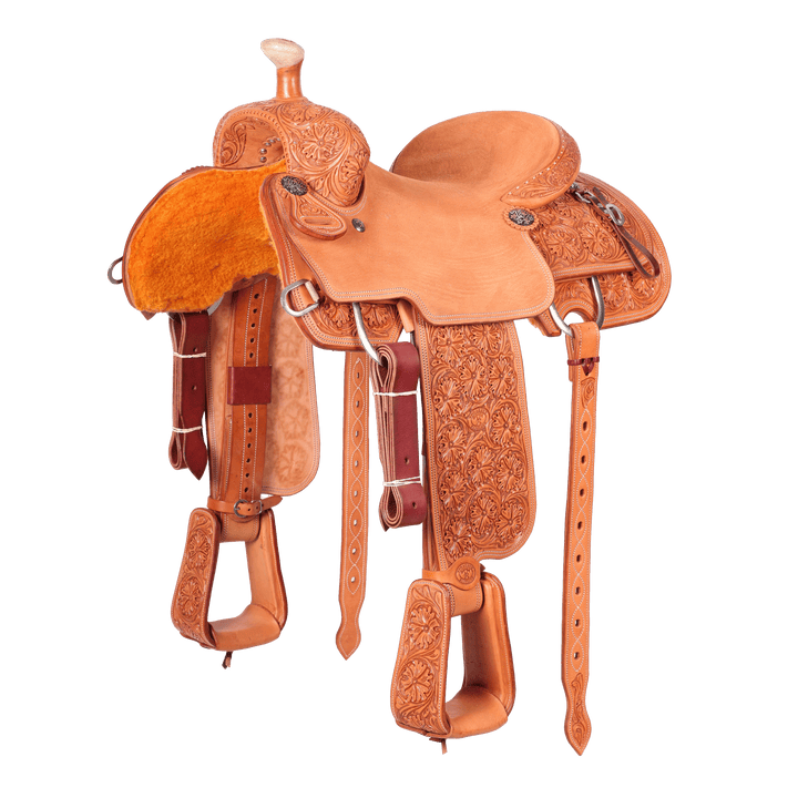 Saddle 15.5 OLIN YOUNG 7/8 Tooled