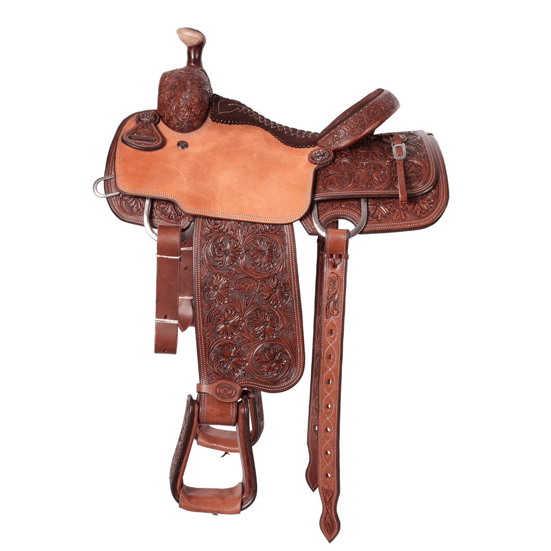 Saddle 14 OLIN YOUNG 7/8 Tooled
