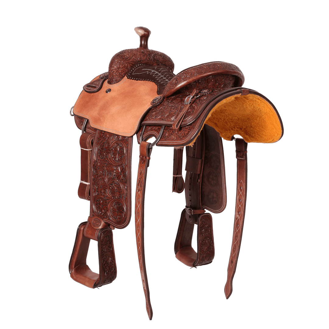 Saddle 14 OLIN YOUNG 7/8 Tooled