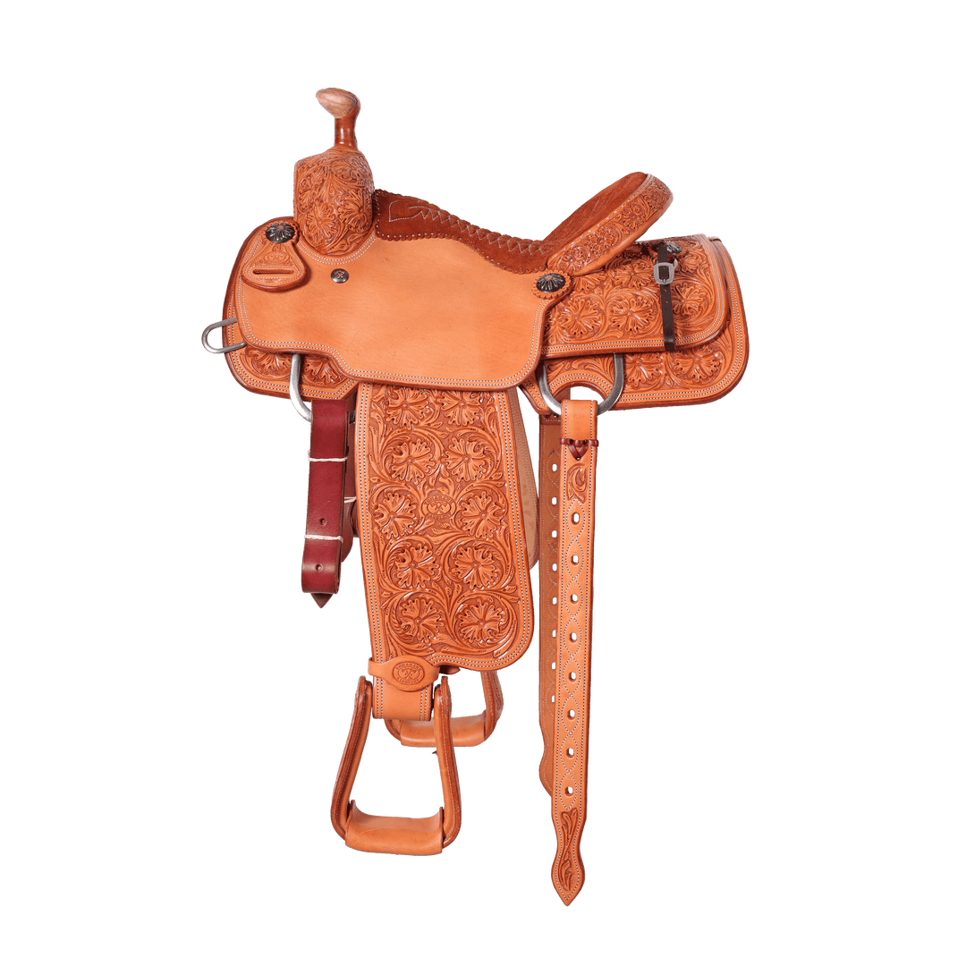 Saddle 14 OLIN YOUNG 7/8 Tooled