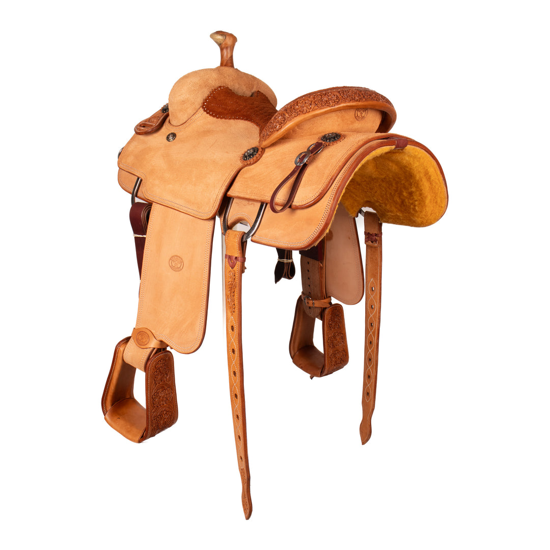 Saddle 14 BILLY HOG Rough Out