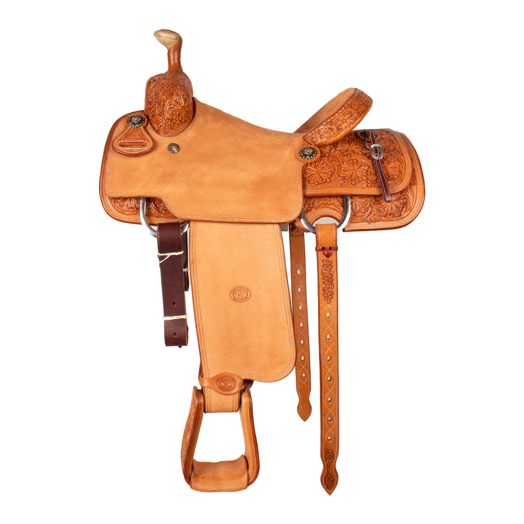 Saddle 14,5 BILLY HOG 3/4 Tooled
