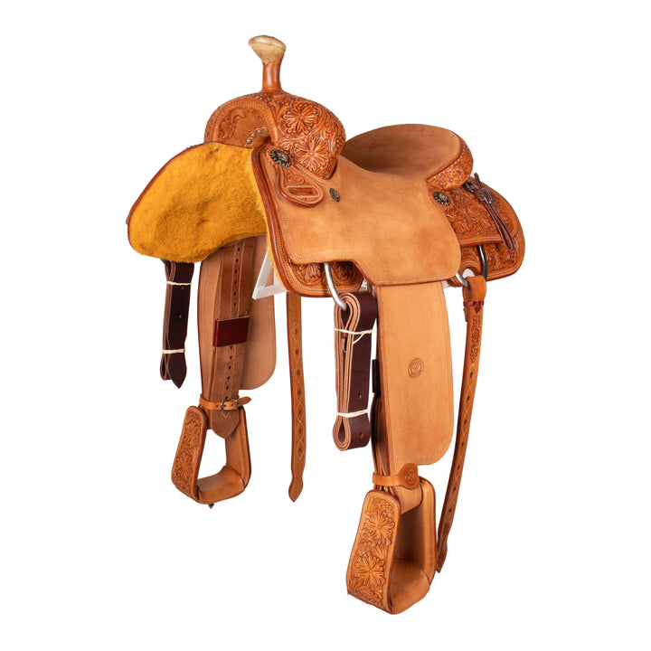 Saddle 14,5 BILLY HOG 3/4 Tooled