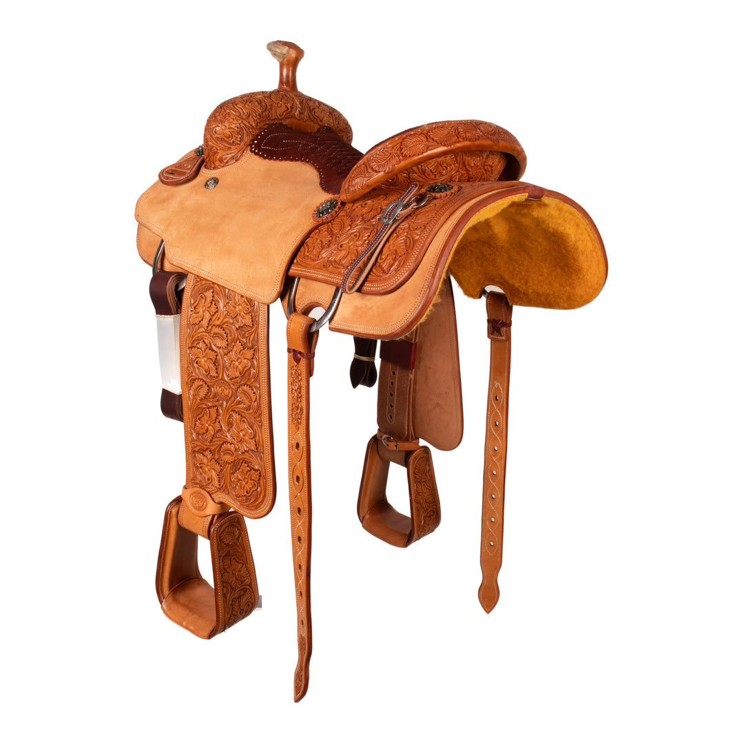 Saddle 14,5 BILLY HOG 3/4 Tooled