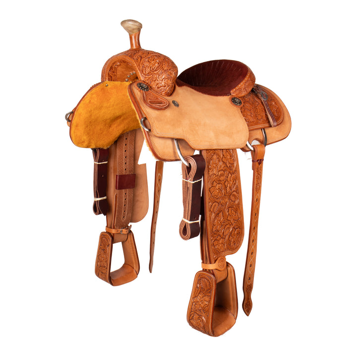Saddle 14,5 BILLY HOG 3/4 Tooled