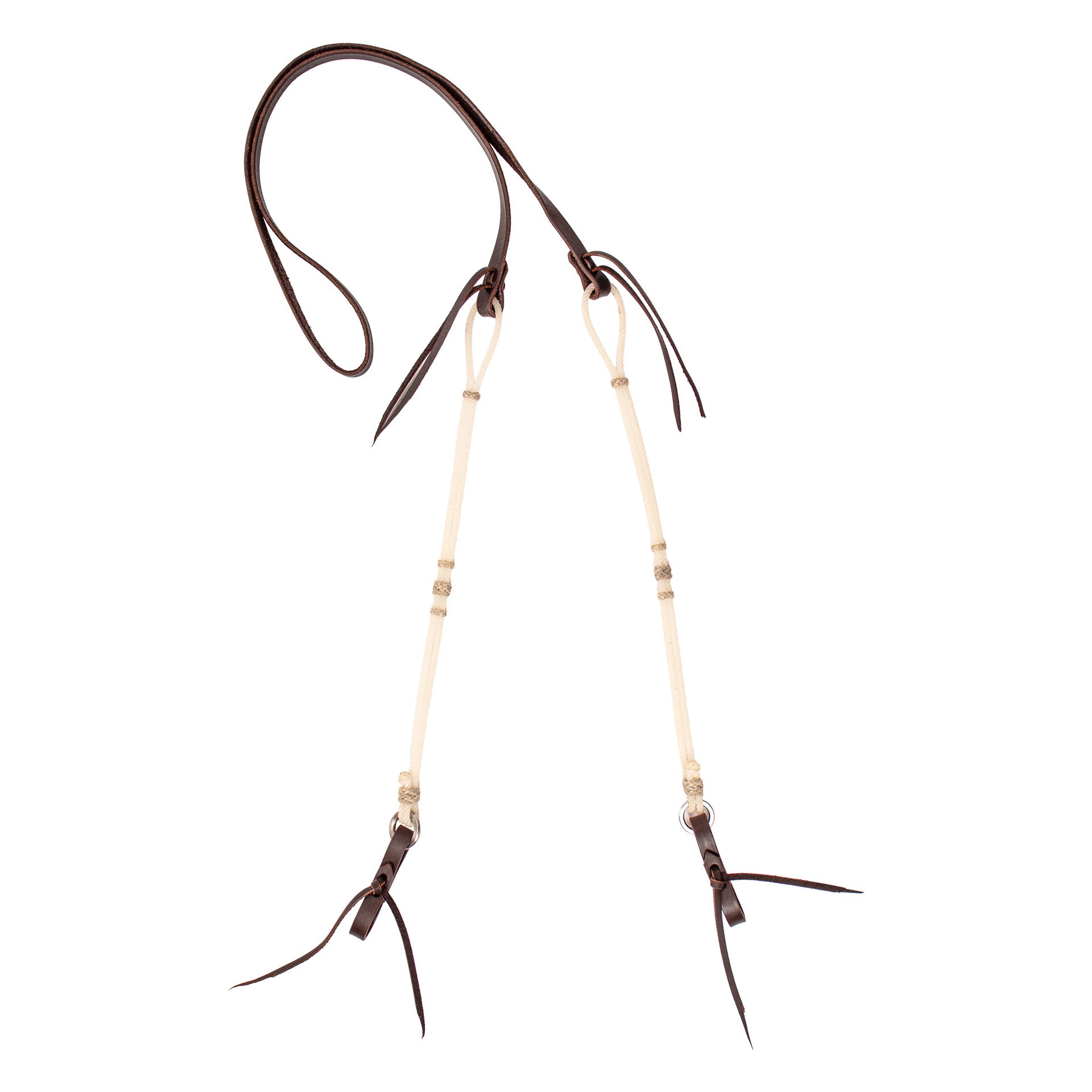 Half & Half Roping Reins: Smooth Leather and Braided Rope – Tomahawk ...