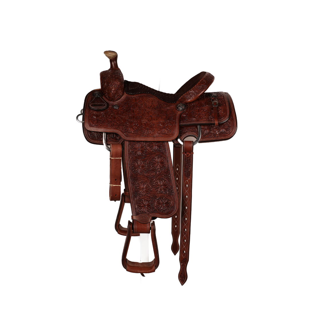 Saddle 14.5 OLIN YOUNG Full Tooled