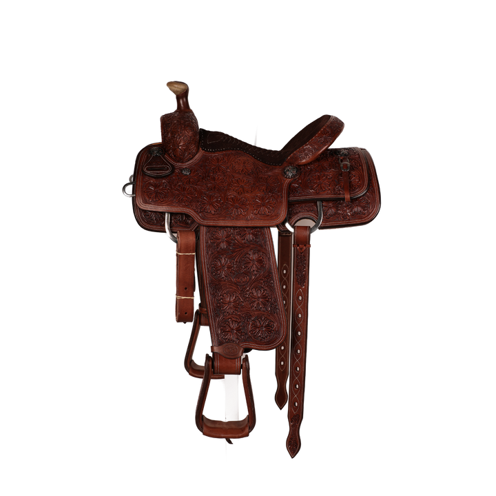 Saddle 14.5 OLIN YOUNG Full Tooled