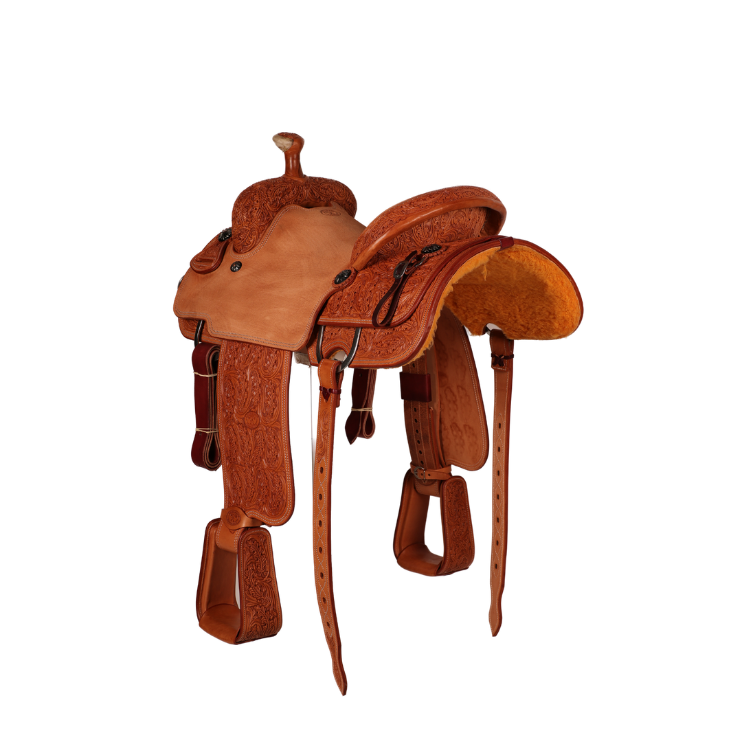 Saddle 15 OLIN YOUNG 7/8 Tooled