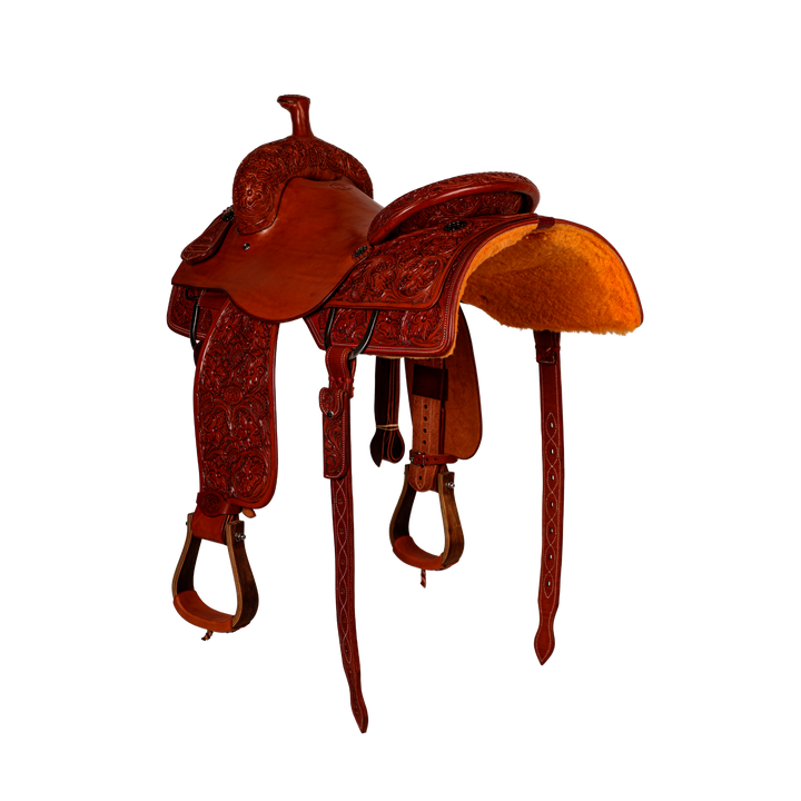 Saddle 16.5 RANCH CUTTER Full Tooled