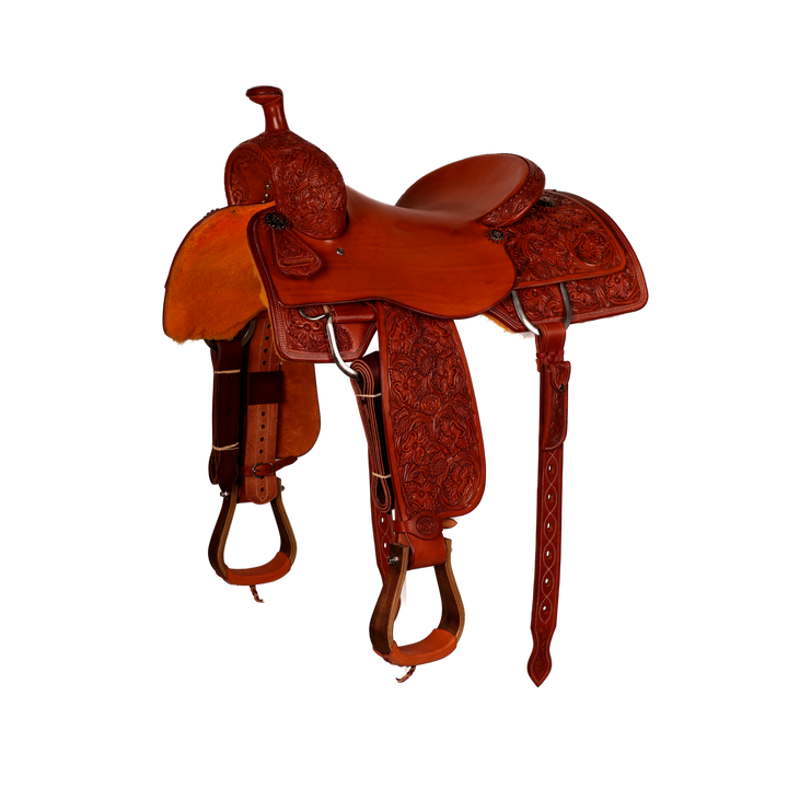 Saddle 16.5 RANCH CUTTER Full Tooled