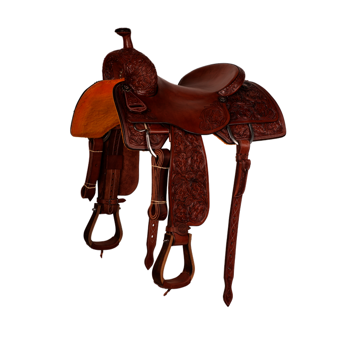 Saddle 16.5 RANCH CUTTER Full Tooled