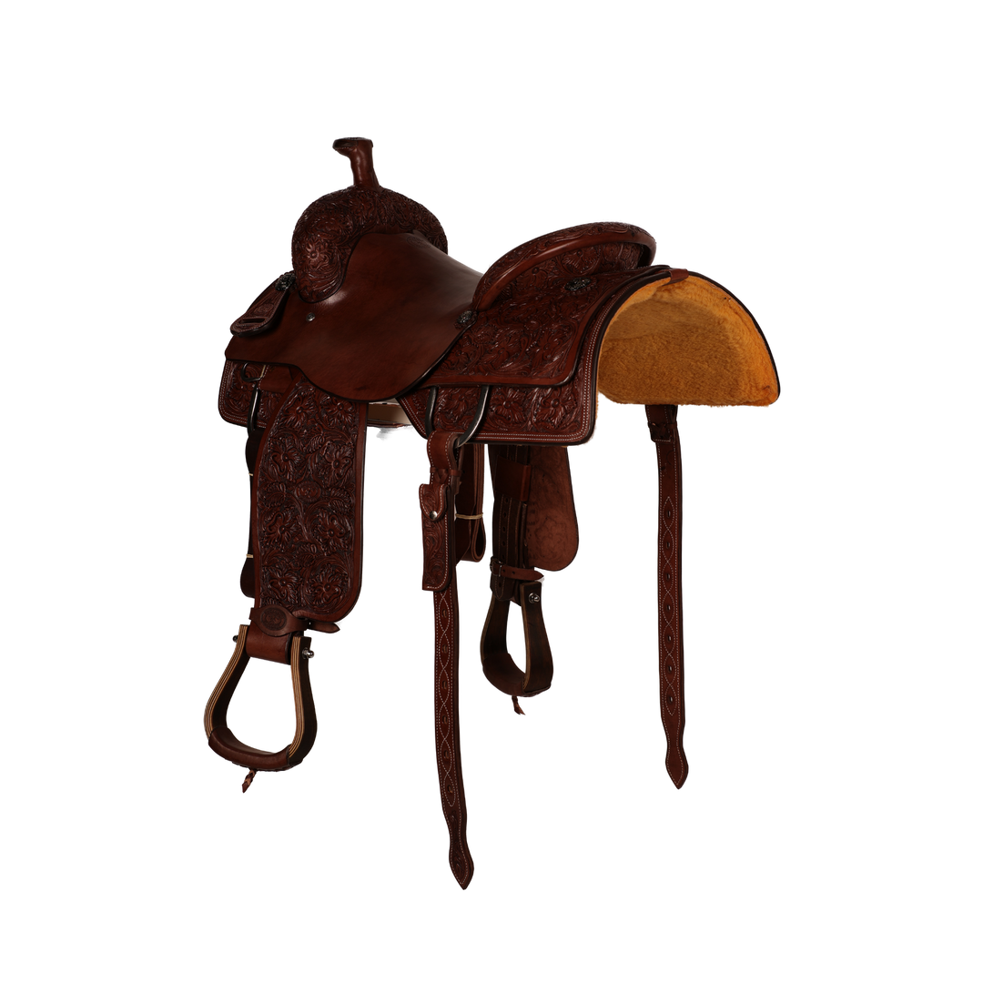 Saddle 16.5 RANCH CUTTER Full Tooled
