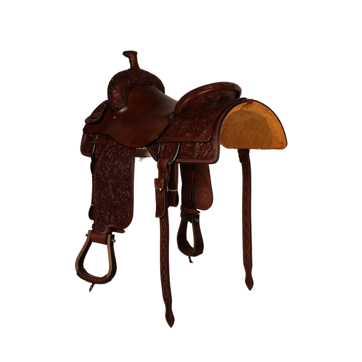 Saddle 16.5 RANCH CUTTER Full Tooled