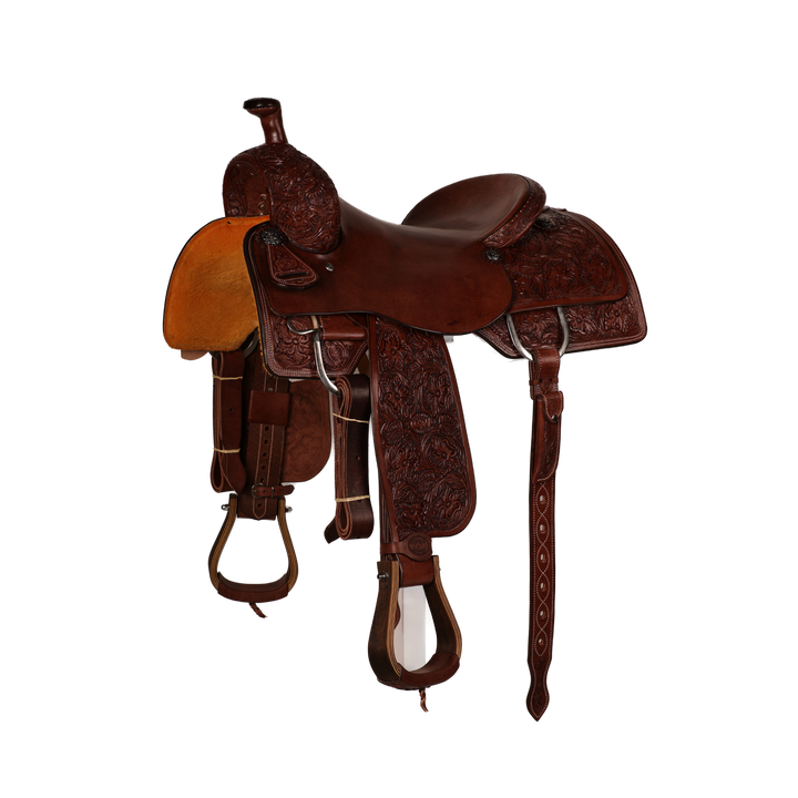 Saddle 16.5 RANCH CUTTER Full Tooled