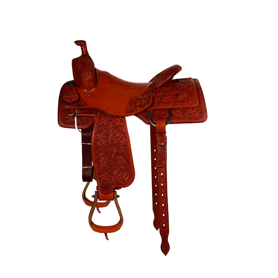 Saddle 16.5 RANCH CUTTER Full Tooled