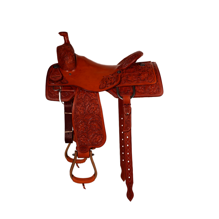 Saddle 16.5 RANCH CUTTER Full Tooled