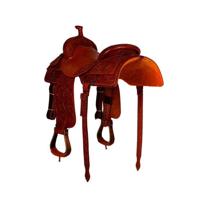 Saddle 16.5 RANCH CUTTER Full Tooled